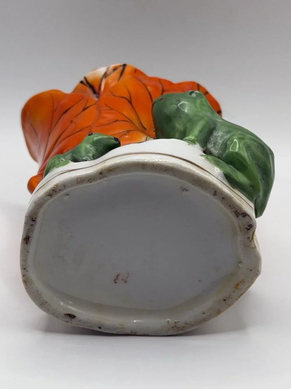 Vintage Hand Painted 1940s/50s Japan Frog Flower Vase/Planter‎ 4”
